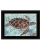 "Sea Turtles Collage 1" by Stellar Design Studio, Ready to Hang Framed Print, Black Frame