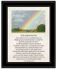 "If You Can See Me Now" (Double Rainbow) by Artisan Trendy Decor 4U, Ready to Hang Framed Print, Black Frame