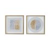 Set of 2 Shadow Box Wall Decor, Wall Decor Accent, 19.5" x 19.5"