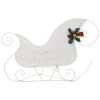 Reindeer & Sleigh Christmas Decoration 100 LEDs Outdoor White