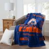 METS OFFICIAL MLB "Digitize" Raschel Throw Blanket; 60" x 80"