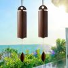 Outdoor Wind Chimes Heroic Windbell Antique Wind Bell, Deep Resonance Serenity Bell, Metal Cylinder Wind Chimes -S Size