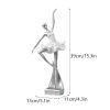 NORTHEUINS Resin Ballet Dancer Figurines for Interior Art Girl Statue Home Living Room Bedroom Entrance Display Decor Accessorie