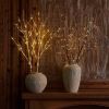 White Twig Branches 32IN 100 LED with Timer Battery Operated;  Artificial Tree Branch with Warm White Lights for Holiday Xmas Party Decoration Indoor