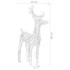 Reindeers & Sleigh Christmas Decoration 160 LEDs 51.2" Acrylic